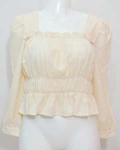 Blusa manga larga MANGO