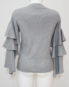 Blusa gris manga larga MAP en internet