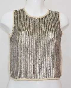 Blusa plateada Forever 21