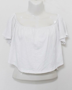 Blusa blanca BERSHKA