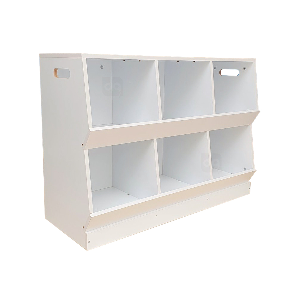 Mueble organizador Montessori de madera