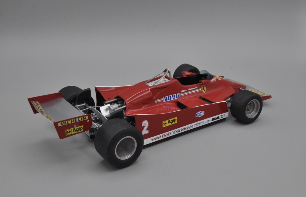 Driver 1:43 2008-2 Model Ferrari 126c test Imola 1980 Gilles Villeneuve #2 