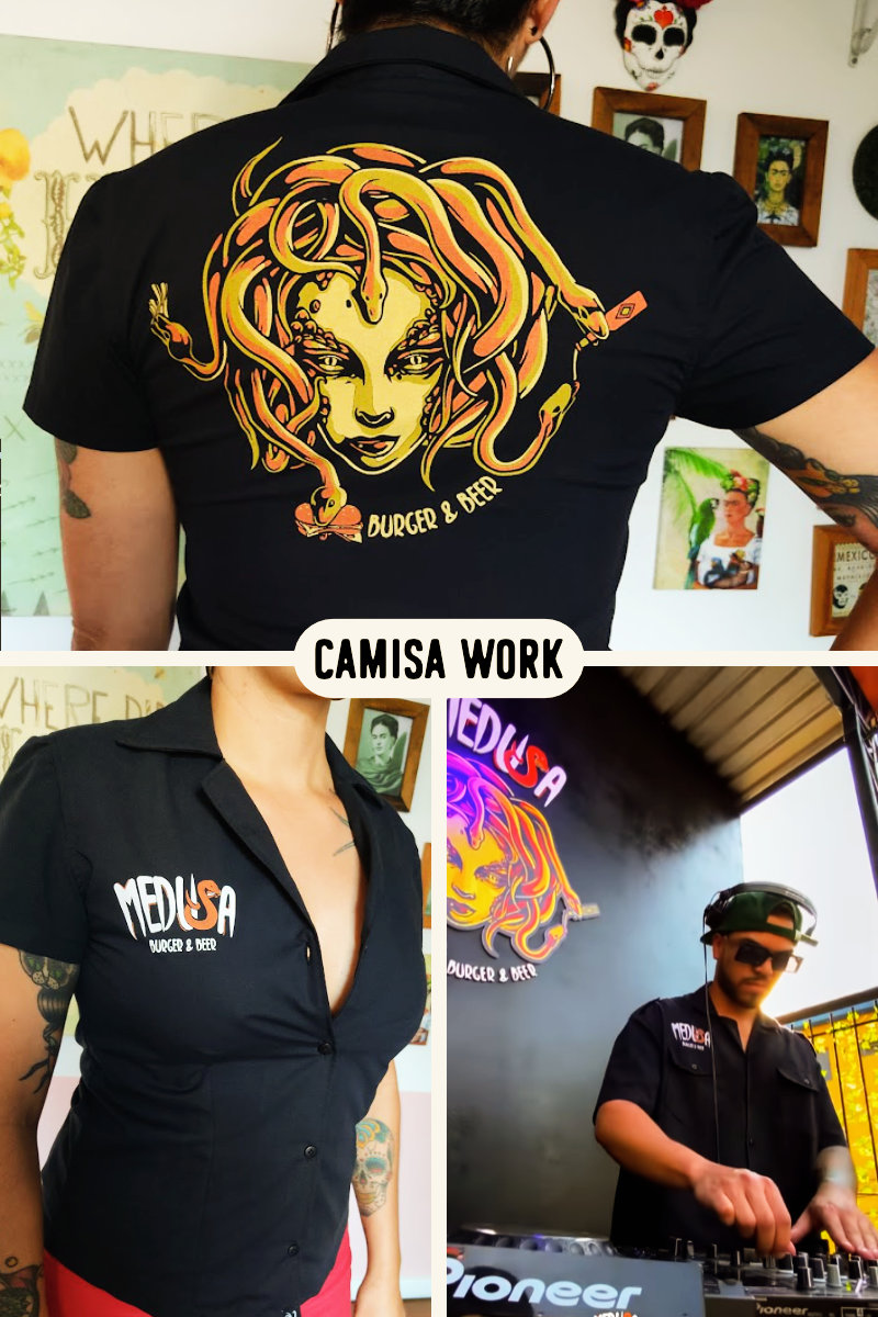 Camisas personalizadas para Medusa Burger
