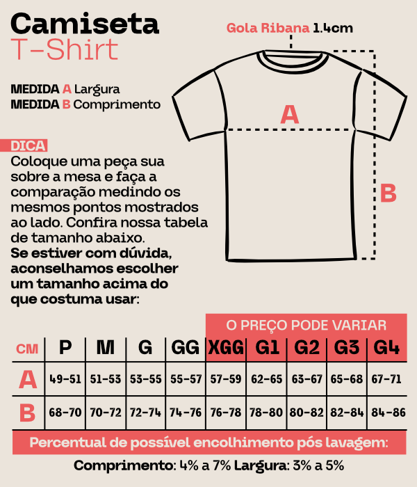 Medida de Camiseta Vudu!