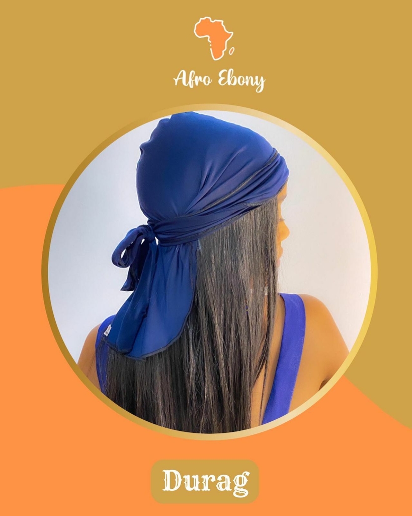 Durag Feminina Preta Com Flores Infantil - the durag