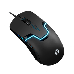 MOUSE GAMING HP M100 NEGRO - CABLE USB - 1600DPI