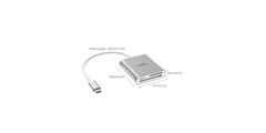 UNITEK lector de tarjeta de memoria flash tipo c USB 3,0 - Sti