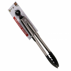 Pinza de acero con Silicona negra 34 cm