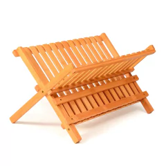 Seca platos plegable de bambú en internet