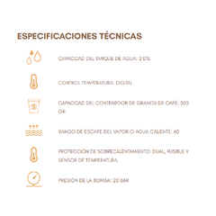 Cafetera expresso automática ME-712 - comprar online