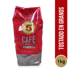 Café tostado en granos