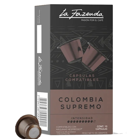 Cápsulas de café Colombia Supremo