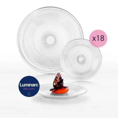Luminarc Louison templado. Set 18 Pz
