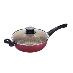 Sarten 26 cm con tapa PARIS Rojo