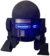 Alexa Nuevo Echo Dot (4ta Gen) - Bocina inteligente con Alexa – Negro SIN RELOJ Con base R2D2
