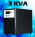 UPS Marca Power-All KR19-3000 Monofásico con toma de tierra, 3000 VA/ 2400 W