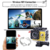 Cámara de deportes Impermeable Full HD 1080 P Cámaras de acción + Wifi Control remoto 30 m Pantalla a prueba de agua de 2.0 pulgadas bicicleta skate Camcoder Sport DV - Qualli Servicios TI