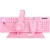Marvo Combo 4 en 1 Gamer color Rosa CM418, Teclado, Mouse, Audífonos y Mouse pad
