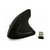 Mouse Inalámbrico Ergonómico Recargable Con 6 Botones 3 configuraciones de DPI color negro
