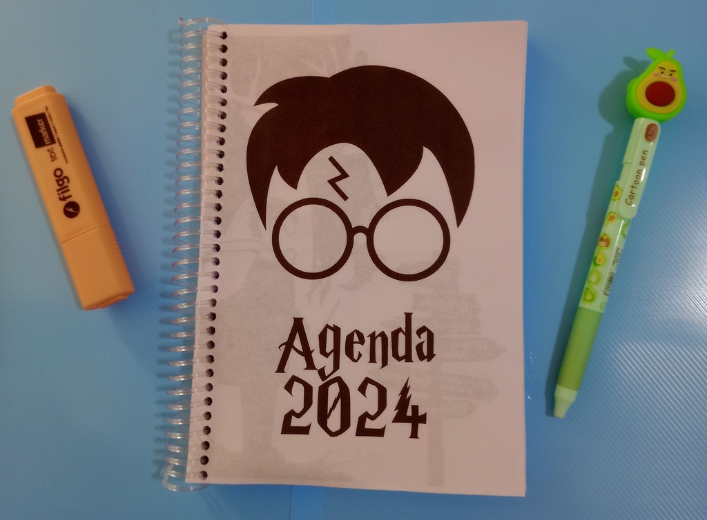Agenda Diaria 2024 Harry Potter, Diseño En Portada