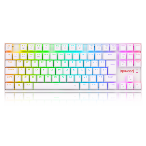 Teclado Redragon Brancoala Karura B502RGB PT - Los Grandes Store