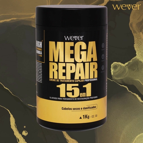 Creme De Tratamento Oleo De Coco Mega Repair Wever 1Kg