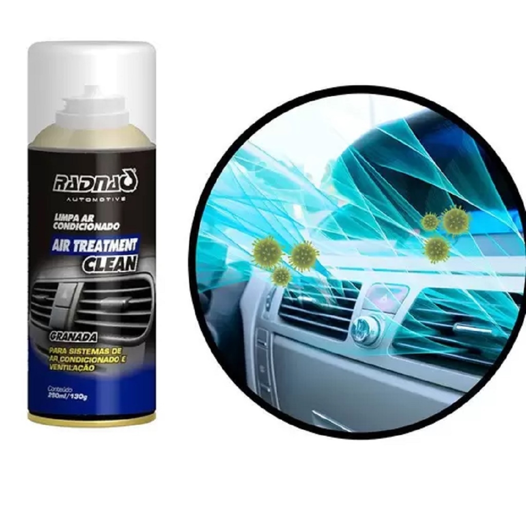 Limpa Ar Condicionado Automotivo Radnaq - 290ml