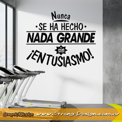 Nunca se ha hecho nada grande