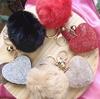 LLAVEROS HEART (ROJO-NEGRO- BEIGE)