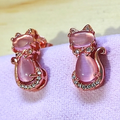 Aros gatito opalo