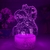 Luminária Attack On Titan - Shingeki no Kyojin lâmpada RGB