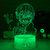 Luminária Tokyo Ghoul Kaneki 3D RGB - comprar online