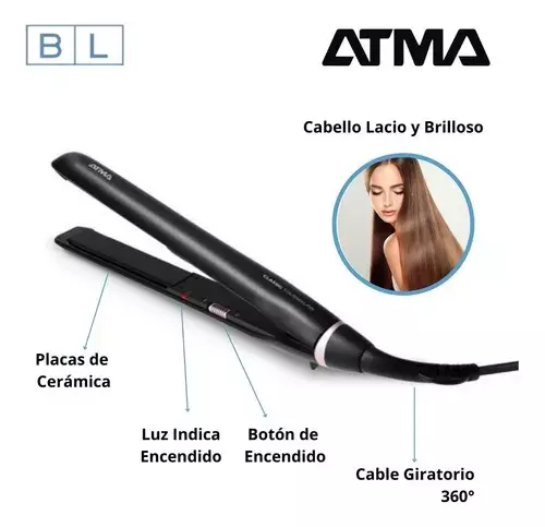PLANCHA CABELLO ATMA PL8832N - Comprar en MÍA CELL
