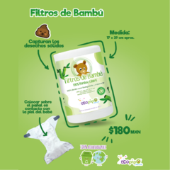 Papel Bambú para bebé 100 Hojas "NUEVO"