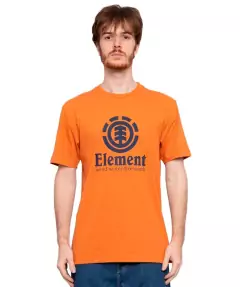 Camiseta M/C Element Vertical Color Laranja
