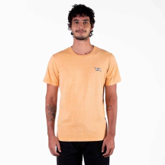 Camiseta m/c Va Pigment Rvca - laranja