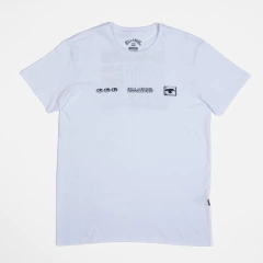 Camiseta m/c Kinetic Billabong - branco
