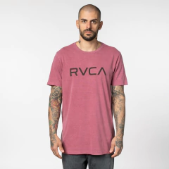 Camiseta M/C Big Rvca Stone Bordo - comprar online