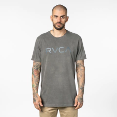 Camiseta M/C Big Rvca Stone Cinza - comprar online