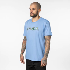 Camiseta M/C Big Floral Azul RVCA - comprar online
