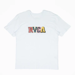 Camiseta M/C RVCA Letterman Branco
