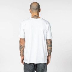 Camiseta M/C RVCA Letterman Branco - loja online