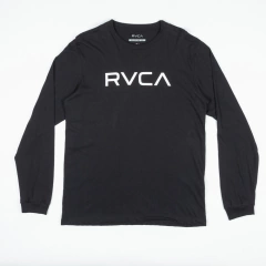 Camiseta M/L Big RVCA Preto - ALTAS ONDAS SURF E STREET