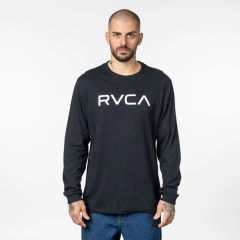 Camiseta M/L Big RVCA Preto
