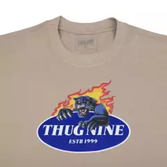 Camiseta Savage Thug Nine Bege na internet