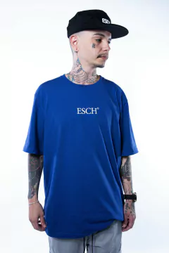 Camiseta T- Flowers Blue Esch - comprar online