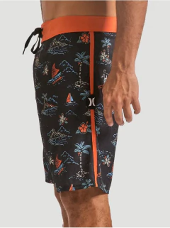 Boardshorts Aloha Nacional Hurley Preto - comprar online