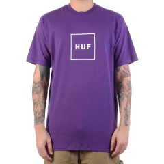 Camiseta Essentials Og Logo Huf Tee Roxa - ALTAS ONDAS SURF E STREET