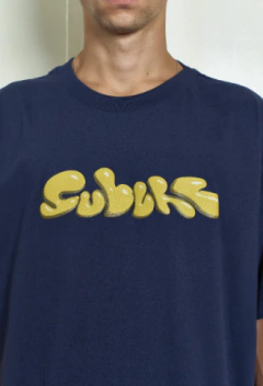 Camiseta Tee Bubble Suburb - Azul Marinho - ALTAS ONDAS SURF E STREET