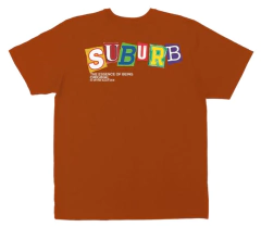 Camiseta Tee College Suburb - Marrom